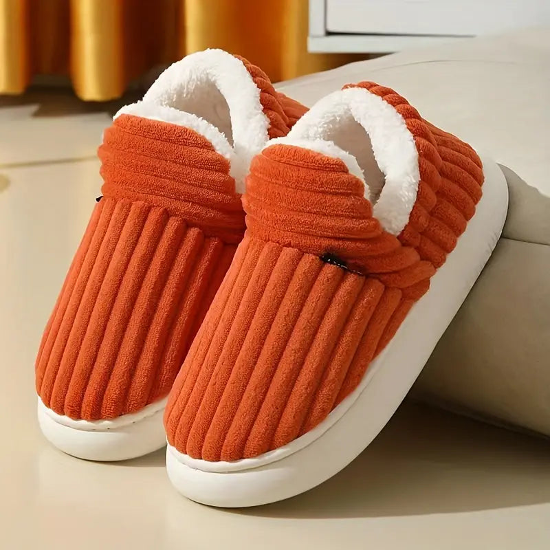 Thermal Plush House Boots - Winter Non-Slip Indoor Footwear | Warm Comfort Bootie Slippers